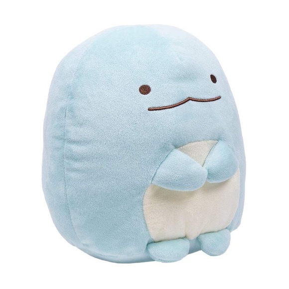 San-X Original Sumikkogurashi Series Plush (Tokage 9 Inch), Light Blue Dinosaur - Picture 4 of 5